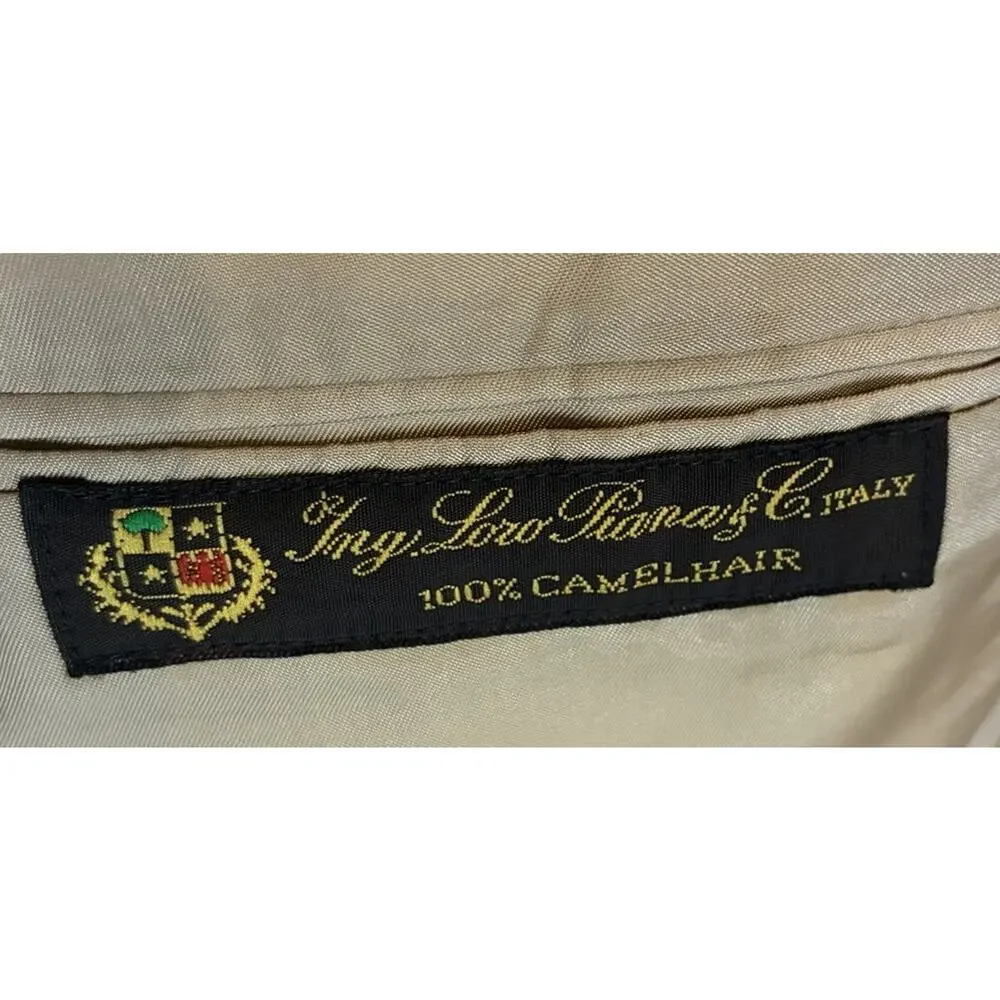Vintage John W Nordstrom Loro Piana CamelHair Sport Coat Men's 42R